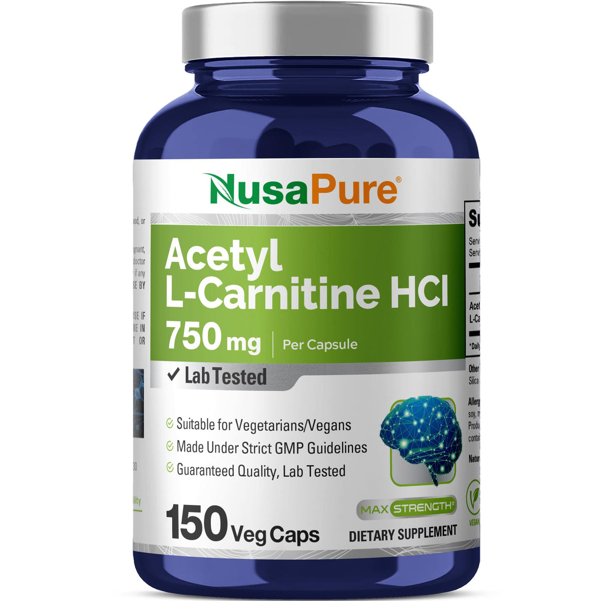 best quality acetyl-l-carnitine ALCAR | Acetyl-L-Carnitine for Cognitive Support main image 1