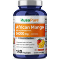 NusaPure African Mango 10:1 Extract, 500 mg Equivalent to 5,000 mg per Veggie Caps 180 Capsules (Non-GMO, Vegan)