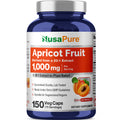 NusaPure Apricot 20:1 Extract, 1000 mg 150 Veggie Capsules (Vegan, Non-GMO)