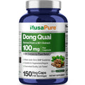 NusaPure Dong Quai with Angelica Sinensis Root 100mg Extract 20:1 - Suitable for Vegetarian/Vegan, Non- GMO - 2000 mg - 150 Capsules