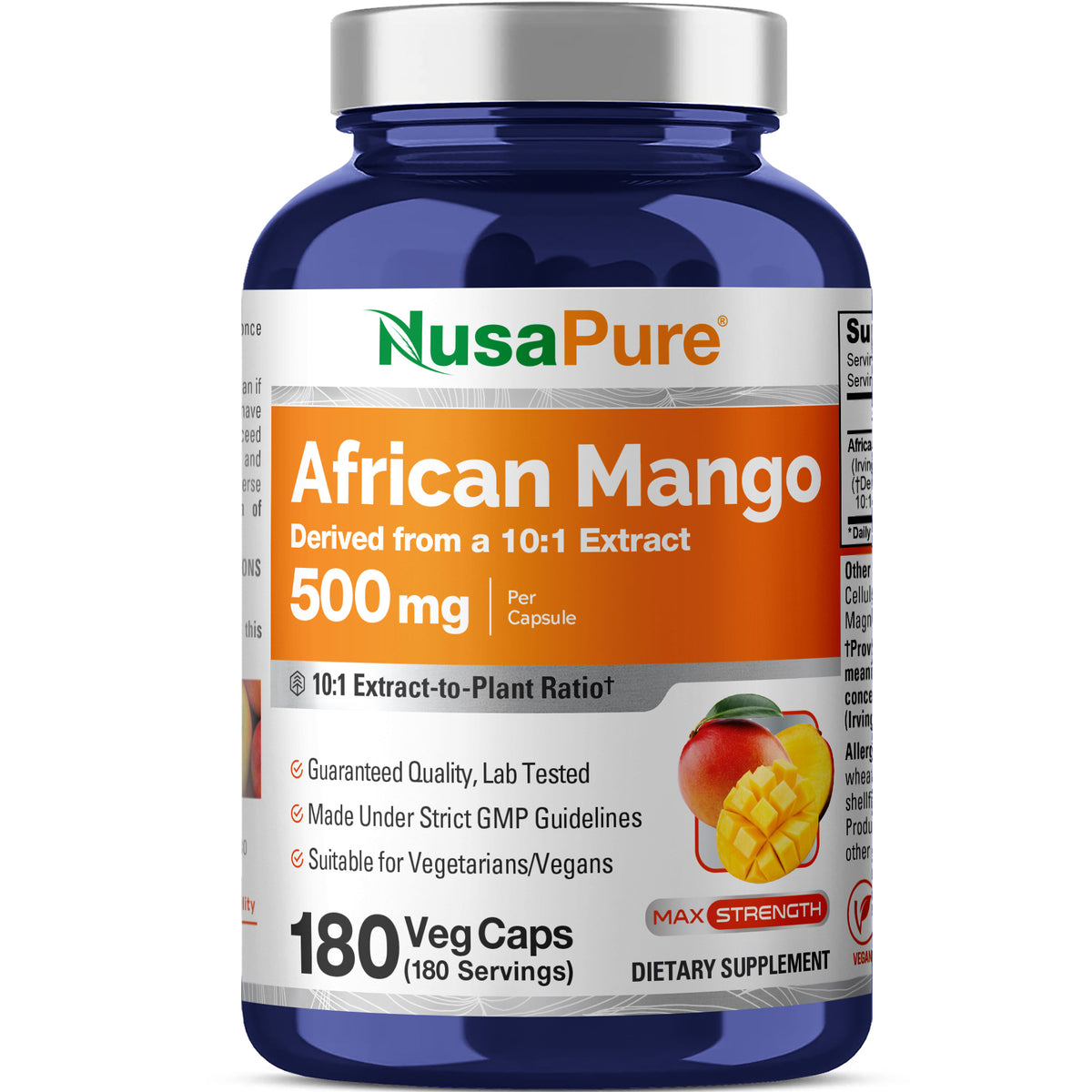 top secret l carnitine plus african mango Third L-Carnitine gets Mango, Nutrition keeping up with the trends NusaPure African Mango 10:1 Extract,