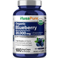 NusaPure Blueberry Concentrate 30:1 Extract, 667 mg Equivalent to 20,000 mg 180 Veg Caps Suitable for Vegetarian, Vegan, Non-GMO