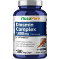 NusaPure Diosmin Complex 1,000mg per Serving 180 Veggie Caps (Non-GMO, Vegan) Citrus Aurantium