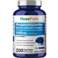 NusaPure Phosphatidylserine Memory Ultimate Complex 1000mg 200 Vegetarian Caps (Vegan, Non-GMO)